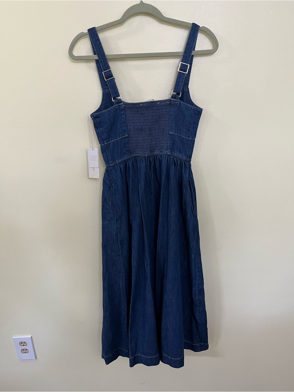 NEW Altar’d State Denim Midi Dress Size XS and Small Available NWT - Picture 10 of 10